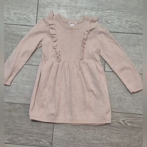 EUC Joe Fresh Toddler Blush Knit Dress